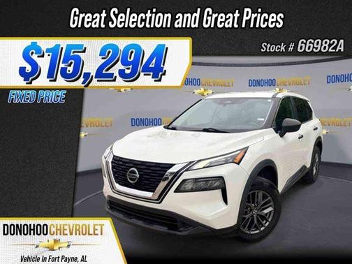 Glacier White 2021 Nissan Rogue S