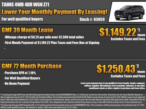 2026 Chevrolet Tahoe Z71