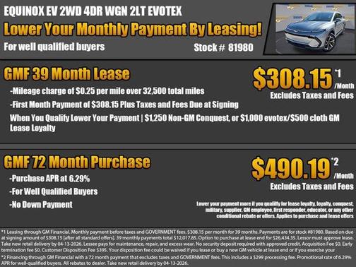 Sterling Gray Metallic 2026 Chevrolet Equinox EV LT 2