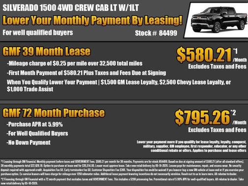 Black 2026 Chevrolet Silverado 1500 LT