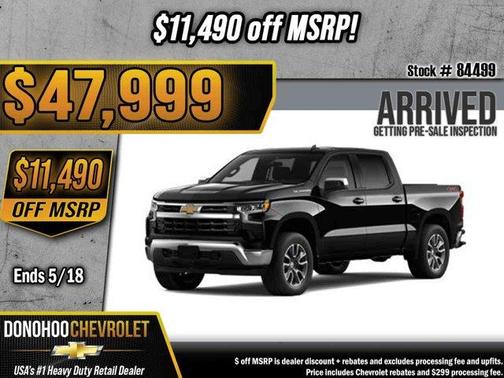 Black 2026 Chevrolet Silverado 1500 LT