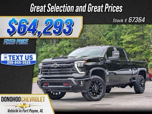 Black 2025 Chevrolet Silverado 2500 LT