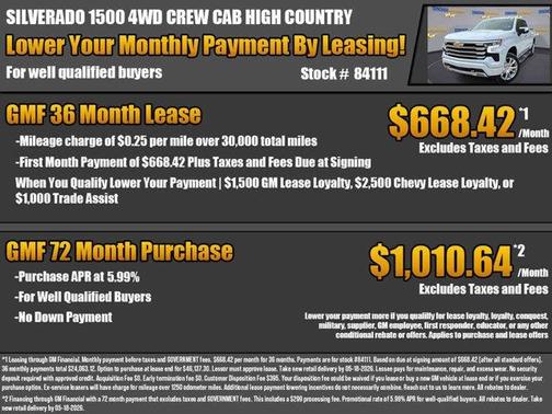 Polar White 2026 Chevrolet Silverado 1500 High Country