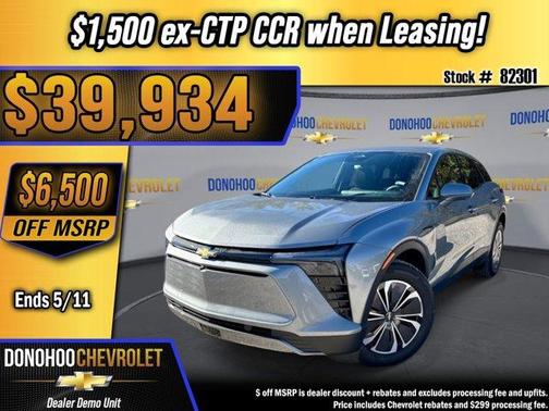 Sterling Gray Metallic 2026 Chevrolet Blazer EV LT