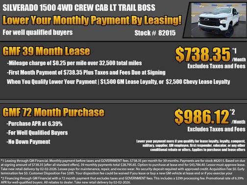 2026 Chevrolet Silverado 1500 LT Trail Boss