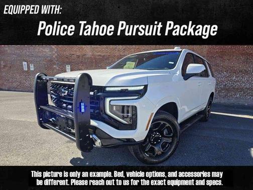 Summit White 2025 Chevrolet Tahoe Police