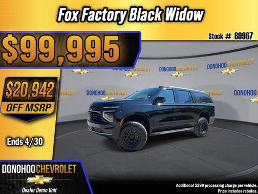 Black 2025 Chevrolet Suburban Premier