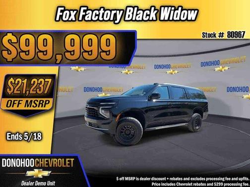 Black 2025 Chevrolet Suburban Premier