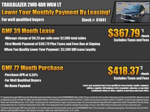 2026 Chevrolet Trailblazer LT