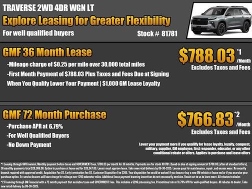 2026 Chevrolet Traverse LT