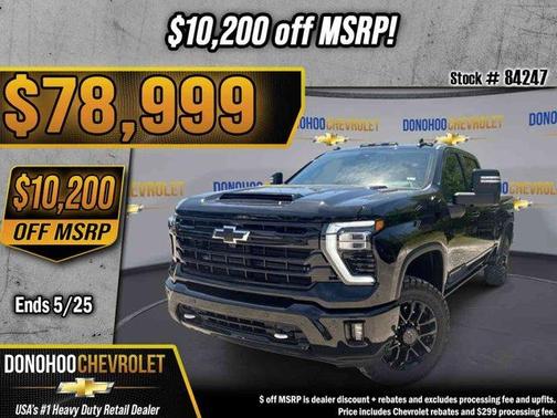 Black 2026 Chevrolet Silverado 2500 High Country