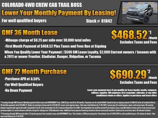 2026 Chevrolet Colorado Trail Boss