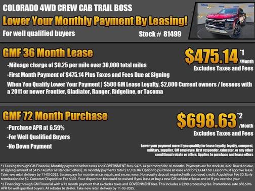 2026 Chevrolet Colorado Trail Boss