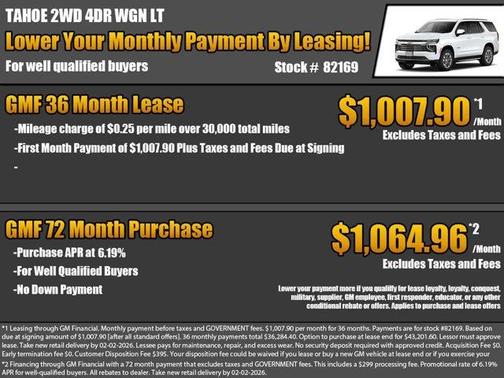 2026 Chevrolet Tahoe LT