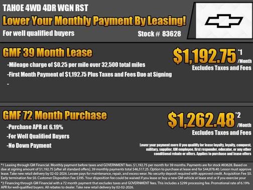 2026 Chevrolet Tahoe RST