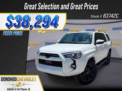 White 2024 Toyota 4Runner SR5
