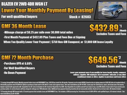 Sterling Gray Metallic 2026 Chevrolet Blazer EV LT