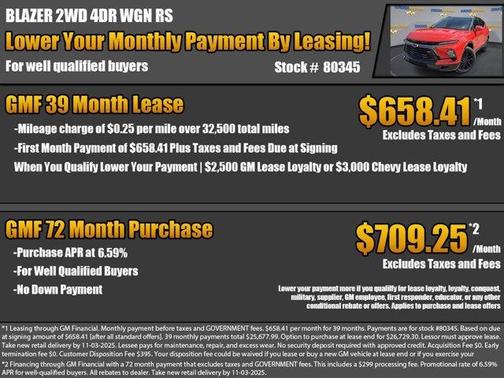 2025 Chevrolet Blazer RS