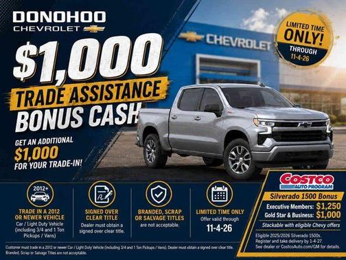 Summit White 2026 Chevrolet Silverado 1500 WT