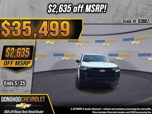Summit White 2026 Chevrolet Colorado WT