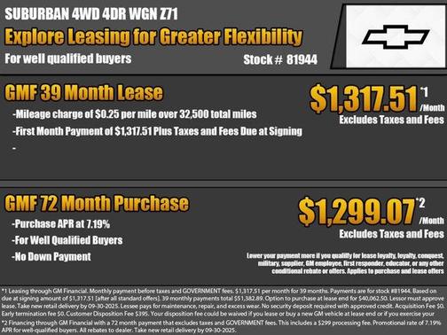 2026 Chevrolet Suburban Z71