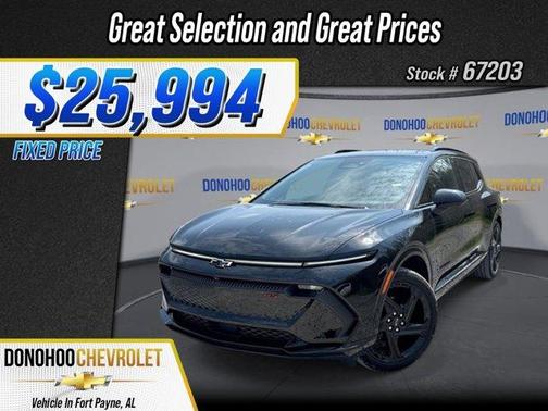 Black 2024 Chevrolet Equinox EV RS