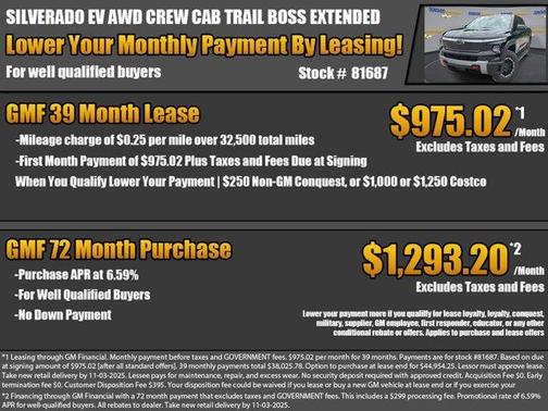 2026 Chevrolet Silverado EV Trail Boss