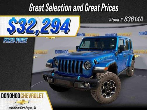 Hydro Blue Pearlcoat 2021 Jeep Wrangler Unlimited 4xe Rubicon