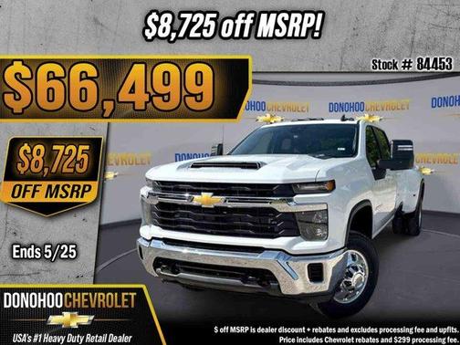 Summit White 2026 Chevrolet Silverado 3500 LT