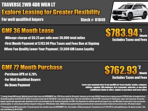 2026 Chevrolet Traverse LT