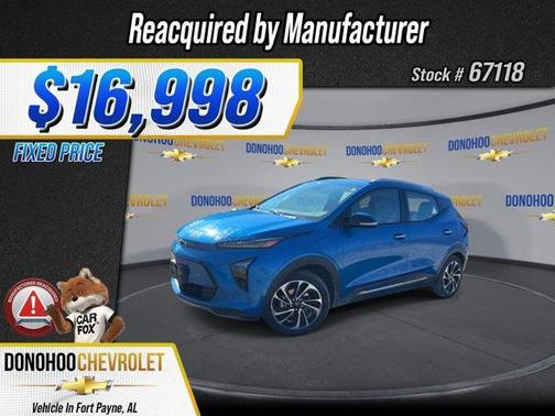 Bright Blue Metallic 2022 Chevrolet Bolt EUV Premier