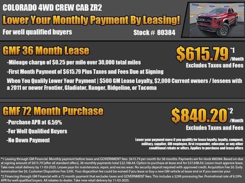 2025 Chevrolet Colorado ZR2