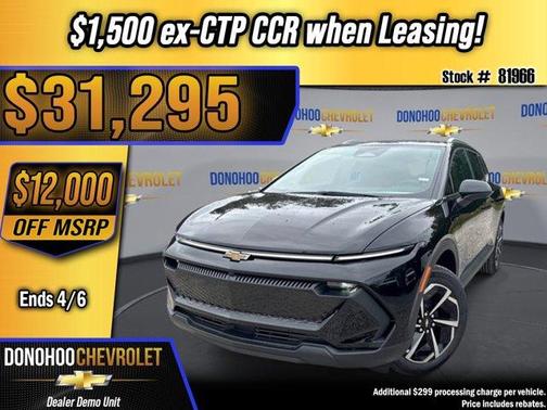 Black 2026 Chevrolet Equinox EV LT 2