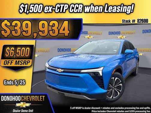 Rip Tide Blue 2026 Chevrolet Blazer EV LT