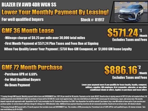 Sterling Gray Metallic 2026 Chevrolet Blazer EV SS