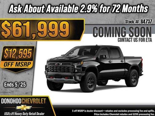 Black 2026 Chevrolet Silverado 1500 ZR2