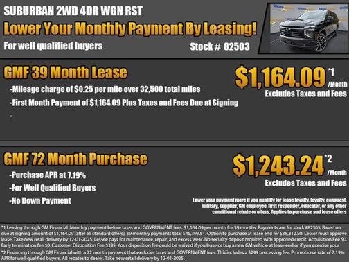 2026 Chevrolet Suburban RST