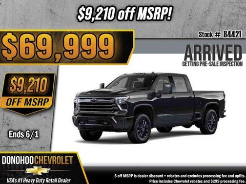 Black 2026 Chevrolet Silverado 2500 High Country