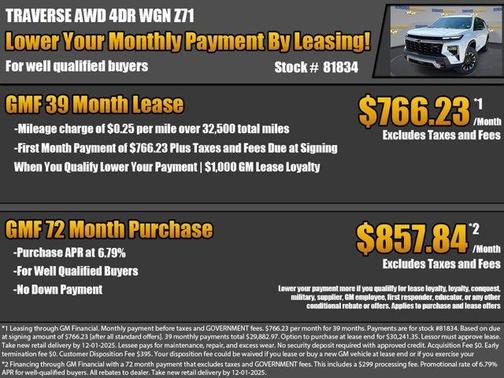 2026 Chevrolet Traverse Z71