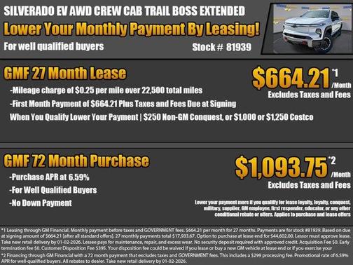 2026 Chevrolet Silverado EV Trail Boss