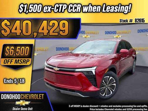 Radiant Red 2026 Chevrolet Blazer EV LT