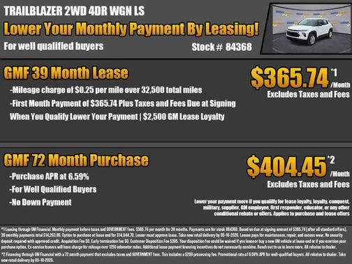 Summit White 2026 Chevrolet Trailblazer LS