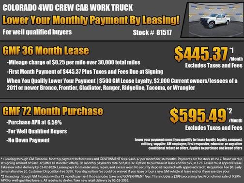 2026 Chevrolet Colorado WT