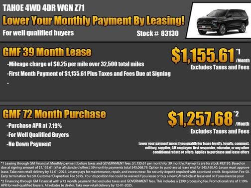 2026 Chevrolet Tahoe Z71