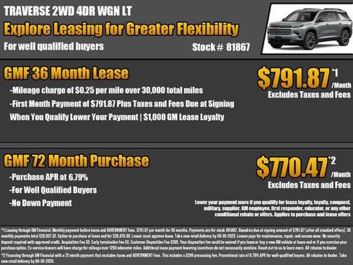 2026 Chevrolet Traverse LT