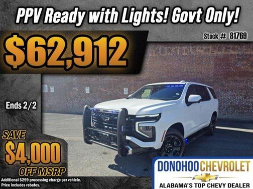 2025 Chevrolet Tahoe Police