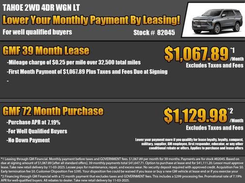 2026 Chevrolet Tahoe LT