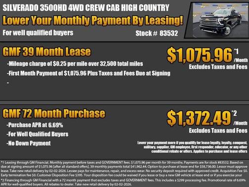 2026 Chevrolet Silverado 3500 High Country