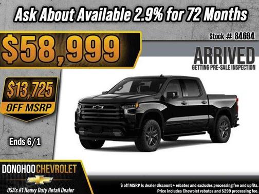 Black 2026 Chevrolet Silverado 1500 High Country