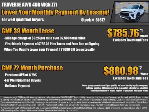 2026 Chevrolet Traverse Z71